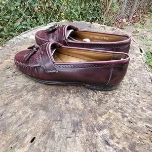 Bass | Shoes | Men Vintage Burgundy Tassel Loafers By Bass  display picture 1